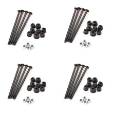 4X Goupille à Vis de Bras Oscillant Avant et ArrièRe avec Manchon D'Arbre pour 144002 144010 124016 124017 Accessoires de PièCes de Voiture RC