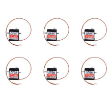 6X AFRC-D1302 1.7G Large Torque Digital Servo JST Connector for RC Model Drone Airplane Helicopter