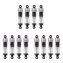12 Stuks Olie Metalen Schokdemper Demper voor HBX 16889 16889A 16890 16890A SG1601 SG1602 1/16 RC Auto Upgrade Onderdelen