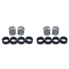 2X Metalen Velgen Rubberen Bandenset voor 284131 K969 K989 P929 -Z -Q -D IW04M 1/28 RC Car Upgrade-Onderdelen, 4