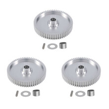 3X Metaal 61T Tandwiel 51004 voor TT01 TT01D TT01 TT01E 1/10 RC Auto Upgrade Onderdelen Accessoires