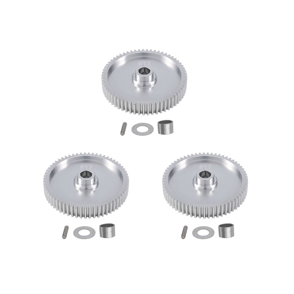 3X Metal 61T Spur Gear 51004 For Tt01 Tt01d Tt01 Tt01e 1/10 Rc Car Upgrade Parts Accessories 4711253288645