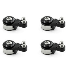 4X 25T Metalen Verstelbare Demping Servo Arm Servo Hoorn voor 1/10 RC Crawler Auto TRX4 -4 TRX6 Upgrade Onderdelen,4