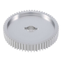 3X Ingranaggio Cilindrico nel Metallo 61T 51004 per TT01 TT01D TT01 TT01E 1/10 RC Accessori per Parti di Aggiornamento per Auto