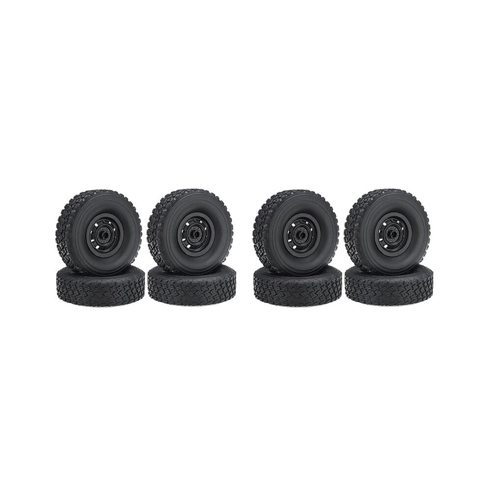 8Pcs 67Mm Tire Wheel Tyre For Wpl C14 C24 C34 C44 C24-1 Fj40 1/16 Rc Car Upgrade Parts Spare Accessories 4712103926885