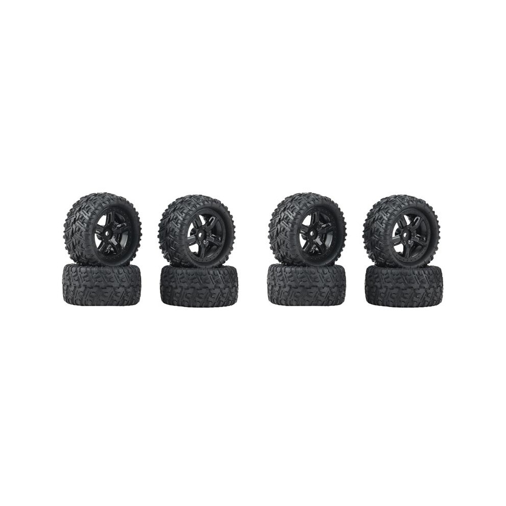 8Pcs Rubber Tires Tyre Wheel P6973 For Remo Hobby Smax 1621 1625 1631 1635 1651 1655 1/16 Rc Car Upgrade Parts 6031015897549