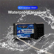 3X Turbo Racing 2.4G 4CH Système à Distance Affichage LCD Émetteur Radio Télécommande avec Récepteur pour RC Voiture Auto Bateau