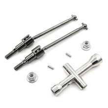 Hinterer CVD-Antriebswellensatz für SCY 16101 16102 16103 16201 Pro 1/16 Brush RC-Auto-Upgrade-Teile