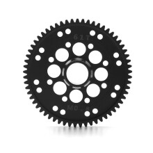 Steel Metal 32P 61T Spur Gear Main Gear ARA311100 for ARRMA 1/10 GORGON Truck 2WD RC Car Upgrade Parts Black