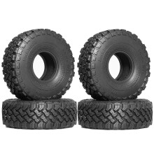 4 STÜCKE 116mm 1,9 Zoll Gummireifen Radreifen für 1/10 RC Crawler Auto Axial SCX10 Pro Capra Traxs TRX4 D90 Redcat