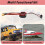 60A ESC RC Car ESC Brushed Electric Speed Controller 6V/2A BEC Replacement for 1/10 RC Car,XT60-Plug 7