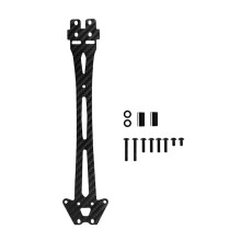 Kit de Placa de Segundo Andar de Fibra de Carbono para Acessórios de Atualização de Carro 1/10 TT01 RC