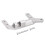 Steering Servo Mount Bracket Support Servo Mount Bracket for 1/10  Trx4 -4 Crawler RC Upgrade Parts Silver 1