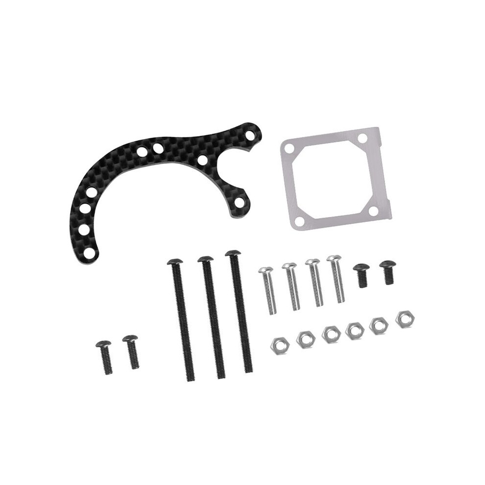 Carbon Fiber Motor Bracket Kit For 1/10 Xv01 Rc Car Update Partscar Kit Rc Car Upgrade Accessories 6032770389294