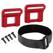 Suporte de Bateria de Carro RC para 1/8 Sledge MAXX6S Peças de Atualização de Carro RC Vermelho