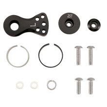 Metal 25T Adjustable Servo Saver Arm Horn for -4 Axial SCX10 1/10 RC Cars Helicopter Model Boat Upgrade Parts,L,A