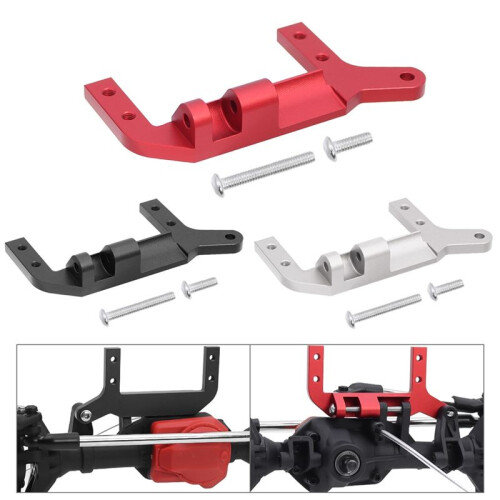 Steering Servo Mount Bracket Support Servo Mount Bracket for 1/10  Trx4 -4 Crawler RC Upgrade Parts Red 1