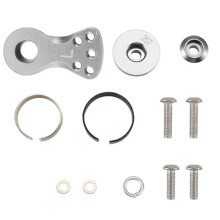 Chifre de Braço Servo Protetor Ajustável de Metal 25T para -4 Axial SCX10 1/10 RC Carros Modelo de Helicóptero Peças de Atualização de , L, C