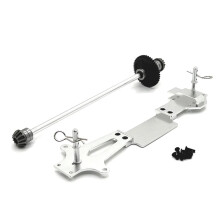 Set Secondo Piano Albero Motore per Aggiornamento Auto RC per 1/14 144016 Parti di Aggiornamento per Auto RC Argento