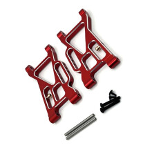 Conjunto de Braço Oscilante Dianteiro para Atualização de Carro RC para MJX 1/10 10208 Peças de Atualização de Carro RC Vermelho