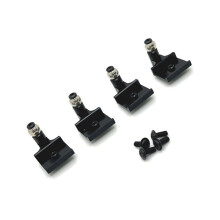 RC Car Upgrade Front Rear Suspension Brackets Kit for WPL 1/16 C64 RC Car Upgrade Parts Black