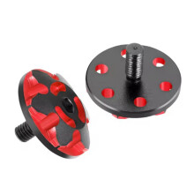 2 Stück Metall M3 Heckflügeldichtung Befestigungsschrauben für 1/8/1/10 RC Auto Upgrade Teile Zubehör Stil A Schwarz Rot