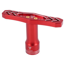 Clé Hexagonale de Roue de 17 Mm, Outil, Écrous Hexagonaux, Manchon de Voiture Rc pour Voiture Tout-Terrain Rc 1/8 1/10, Pneus sur Chenilles Rouges