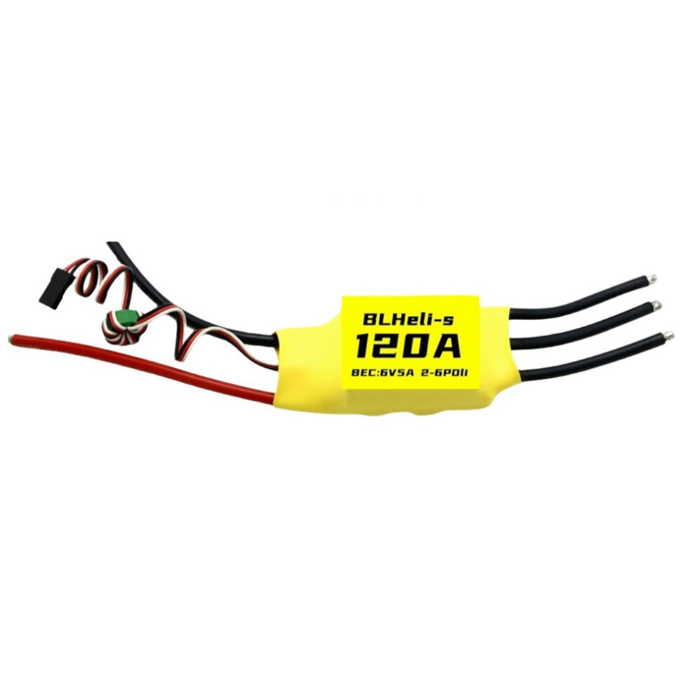 Blheli 120A Brushless Esc 6V 5A Bec 2-6S For Rc Fpv Fixed Wing Multirotor Drone Diy Parts A 4712771924787