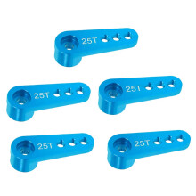 25T Aluminiumlegering RC Auto Stuur Servo Hoorn Arm voor 1/10 1/8 RC Auto Crawler Onderdelen Blauw