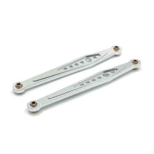 RC Auto Upgrade Achter Vaste Stuurstang Kit voor 1/12 124006 12423 12427 12428 Pro RC Auto Upgrade Onderdelen Zilver