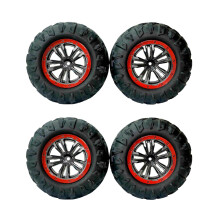 4X RC Auto Rad Reifen Reifen für XLF X03 X04 X-03 X-04 1/10 RC Auto Bürstenlos LKW Ersatz Teile Zubehör