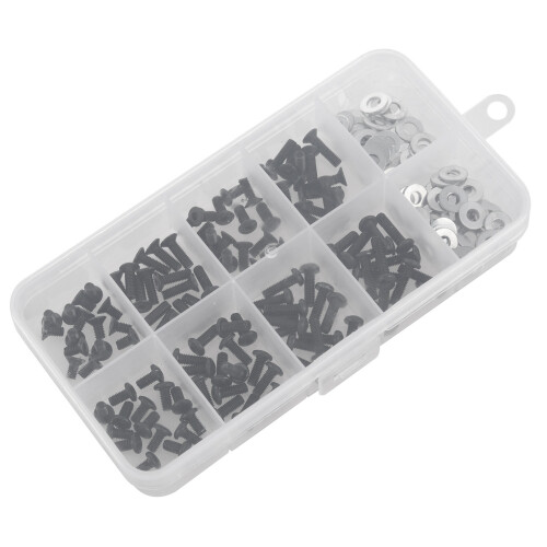 Screws Box Set for 1/10 HSP   HPI  D90 SRC10 Remote Control RC Car Parts 540Pcs