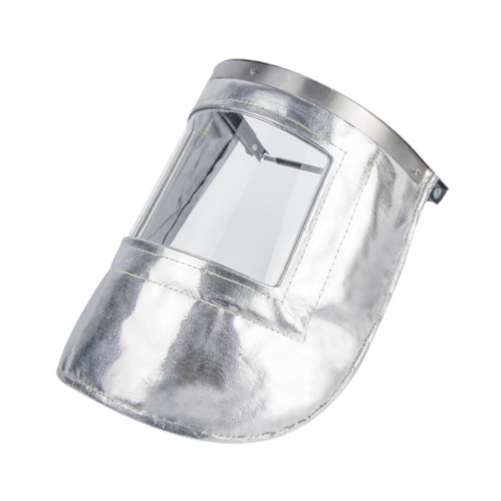 Aluminum Foil Heat Resistant Face Shield With Wide Vision Screen For Welding Foundry Metal Work 9053599440680