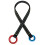 Adjustable Tree Climbing Lanyard 43.3in  Strength Polyester with Secure Aluminum Rings 1