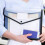 6Pcs A4 Capacity Plastic Bag Stationery Storage Pouch File Organizer Document Bag File Folders Envelope Folder 6