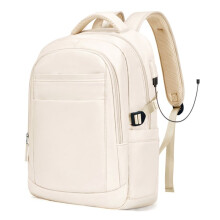 Laptop Backpack Women Women's Travel Backpack- Anti-Theft, USB Charging Port, Water-Resistant College Bookbag