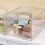 Stackable Makeup Organizer and Storage, Acrylic Organizers, Clear Plastic Storage Drawer with Handles for Vanity 3