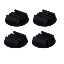 4PCS Adhesive Silicone Pen Holder, Pen Clip Set  Holder for Desk Clipboard and Other Flat Surfaces Pencil Holder