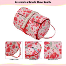 Crochet Hook Case,Roll Bag Holder Organizer for Various Crochet Hooks Kit with Storage Case