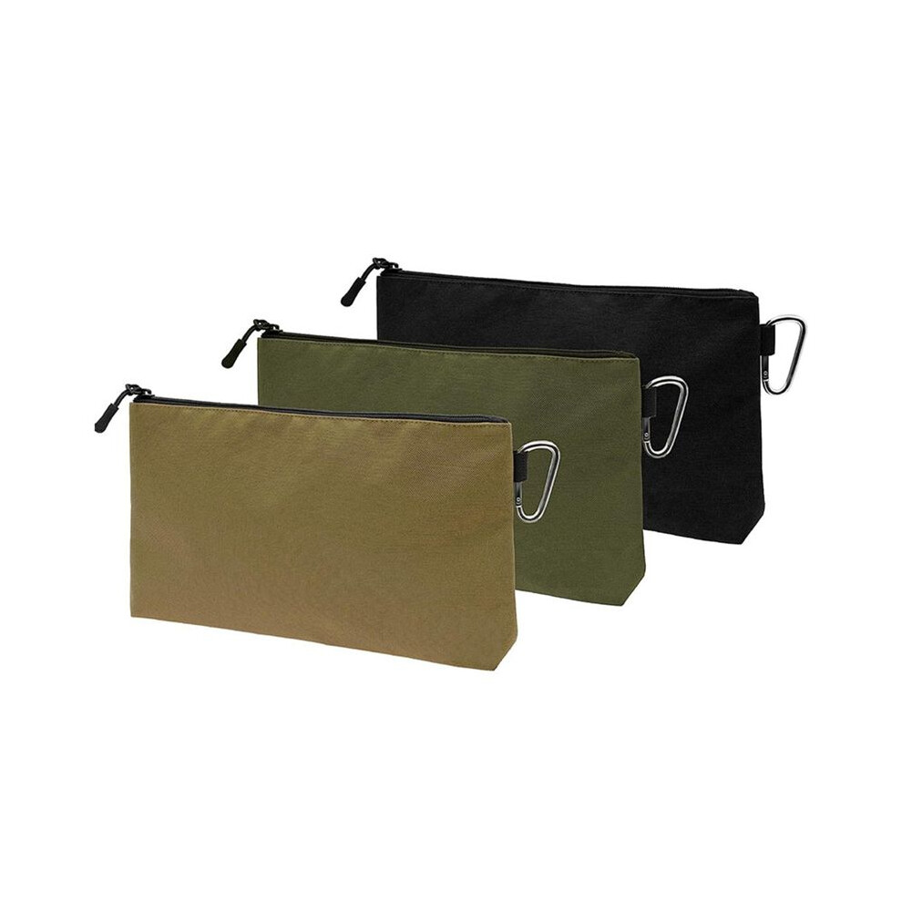3Pcs Tool Bag Zipper Pouch,File Folders,Multipurpose Storage Organizer Tool Pouches With Zipper For Accessary,Stationary 6031357778339