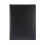 A4 PU Padfolio File Folder Portfolio Business Document Holder Metal Clipboard Pad Document Organizer Holder, B 1