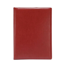 A4 PU Padfolio File Folder Portfolio Business Document Holder Metal Clipboard Pad Document Organizer Holder, A