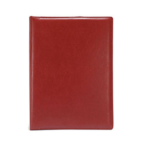A4 PU Padfolio File Folder Portfolio Business Document Holder Metal Clipboard Pad Document Organizer Holder, A