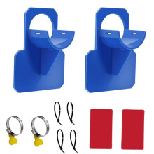2Set Zwembadpijphouders, Bovengrondse Zwembadaccessoires, Zwembadaccessoires, Zwembadslangen voor Bovengrondse Zwembaden Blauw