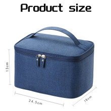 Reise-Kulturbeutel für Herren, Aus Haushalts-Reise-Oxford-Stoff, Wasserdichte Make--Tasche, Damen-Kosmetik-Aufbewahrungstasche, Schwarz