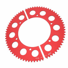Pignon ouvrier à maillons 71T pour mini moto et karting - Alliage d'aluminium