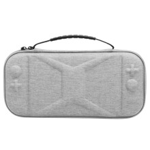 For 2 Travel Carrying Bag Protective Cover Hard Shell Pack Game Console Storage Bag Tote Bag Grey