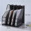 Metal Iron Mesh Quadruple-Column File Rack Bookshelf Data Rack Desktop File Box Four-Grid Metal Multi-Layer File 6