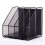 Metal Iron Mesh Quadruple-Column File Rack Bookshelf Data Rack Desktop File Box Four-Grid Metal Multi-Layer File 1