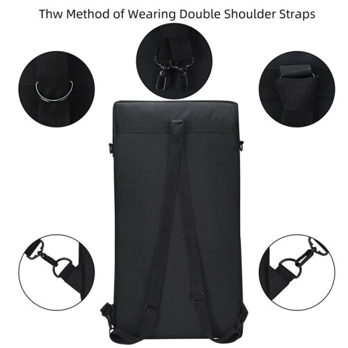 Multi-Functional Disc Player Storage Bag for  DDJ-FLX6 DDJ-SX DDJ-SX2 DDJ-SX3 with Adjustable Shoulder Strap 2